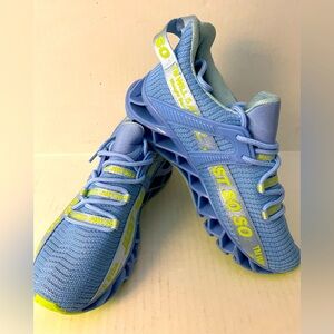 New Wonesion Women’s Blue Athletic Blade Sneakers, Size EU36/US5.5